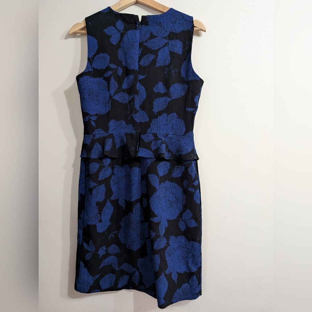 Joe fresh black navy floral dress size S